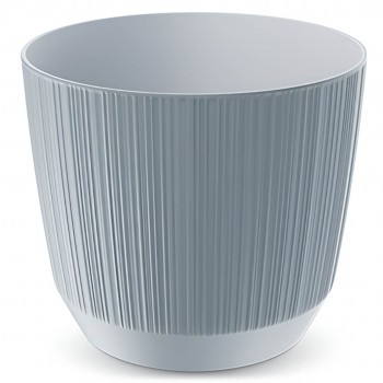 Горшок для цветов Prosperplast RYFO 1,6 л, 14,6х12,6 см, серый DRF150-443U
