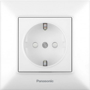 Priză cu ramă Panasonic Arkedia Slim instalare ascunsă albă WNTC0212-2WH