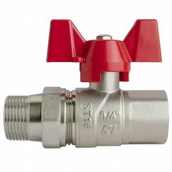 kran-sharovojj-s-amerikankojj-rubano-3-4-nr-kh-3-4-vr-usilennyjj-ruchka-babochka-latun-nikelirovannaja