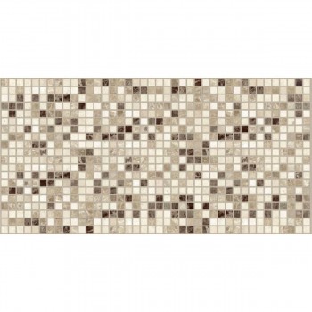 Panou de perete pentru bucătărie și baie din PVC Mozaic, bej, 960x480 mm