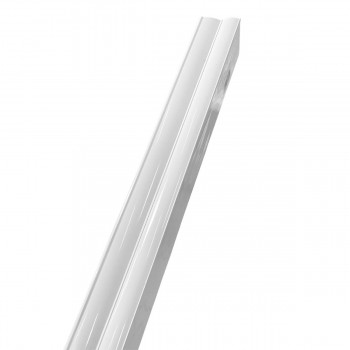 Șină pentru tavan din aluminiu cu 2 rânduri DE001 300 cm alb