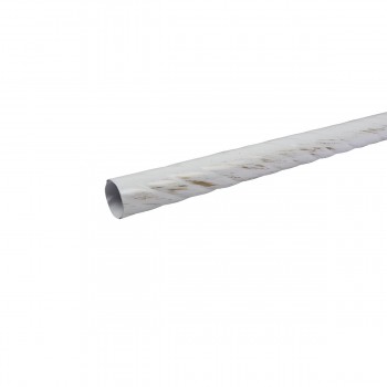 Bară pentru galerie răsucită Dekora Ritorto 25 Antik Alb 240 cm