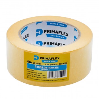 Bandă de mascare universală Primaflex 48 mm x 50 m galbenă (Art. 4850000)