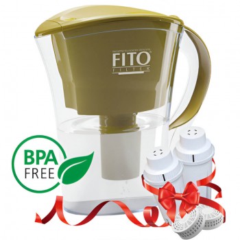 Фильтр-кувшин FITO Filter Platinum оливковый для холодной воды 3,6 л + минерализаторы