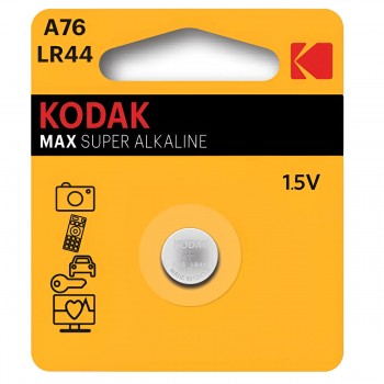 Батарейка Kodak LR44 A76 1.5 В щелочная, 1 шт