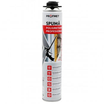 Spumă de montare profesională Profmet expandare 45 l, 750 ml