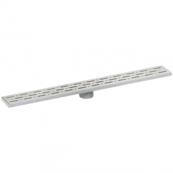 Rigolă de duș cu grilă din oțel inoxidabil BATHLINE Style Legal 600 mm, lateral, Ø50 mm, 4084-60