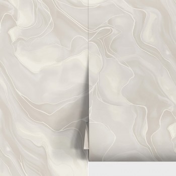 Tapet vinil pe bază de flizelină Wallsecret Comfort Ultramarin 9066-22 bej 10 m x 1,06 m