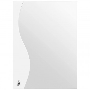 Dulap cu oglindă pentru baie Aquaplus S-Line 45x70x15 cm, suspendat, alb lucios
