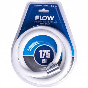 Душевой шланг силиконовый Flow FFDS-175W, белый, 175 см
