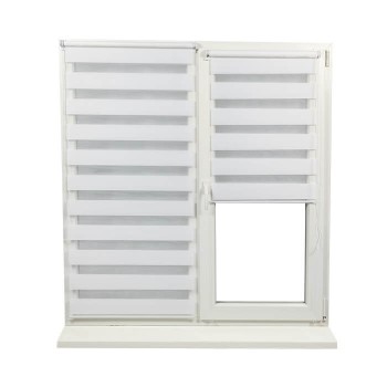 Jaluzea rulou Dekora Zi-noapte BH-1200 Ivory albă 40x170 cm