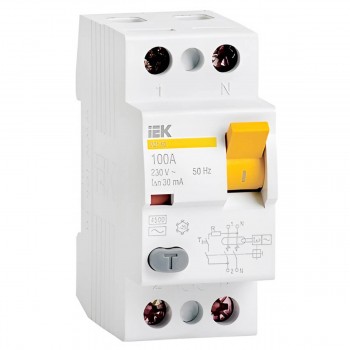 UZO IEK VD1-63 A 30 mA, 16 A, 2P, 230 V