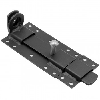 Zăvor aplicat pentru poartă, culoare negru H805