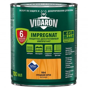 Grund pentru lemn impregnat VIDARON V04 Nucă 700 ml