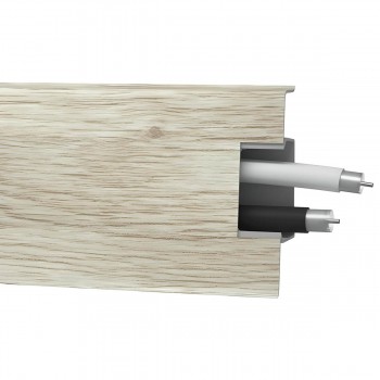 Plintă pentru podea din PVC Arbiton MACK 135 Stejar Platina 2500 mm