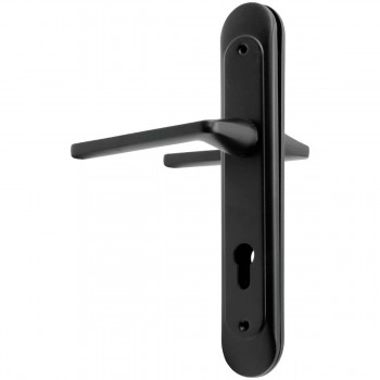Mânere pe placă pentru uși BOVOS IMLM853RBN-BN, 85 mm, negre