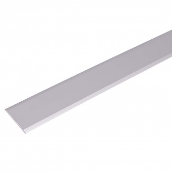 Profil de îmbinare plat din aluminiu Dekora D3K 1,8 m, finisaj argintiu mat
