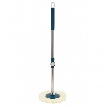 Mop rotativ 360 pentru podea, microfibră, telescopic, AT6434