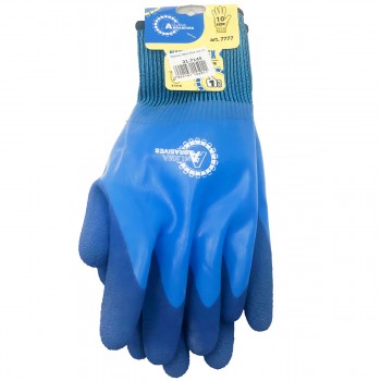 Перчатки защитные Anlema Abrasives NITRO-FLEX покрытые нитрилом, размер 10, синий (Арт. 7777)