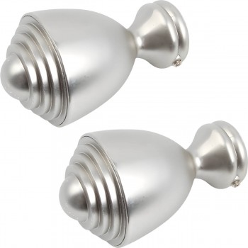 Cap Dekora Prestige 25 Roma pentru galerii 25 mm Satin (2 bucăți)