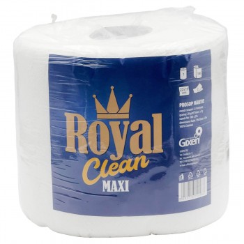 Бумажные кухонные полотенца Royal Clean Maxi, 2 слоя, 180 листов, 1 рулон, белые