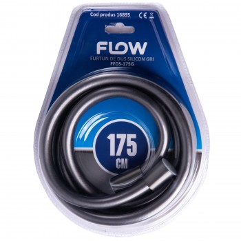 Душевой шланг силиконовый Flow FFDS-175G, серый, 175 см, антискручивание