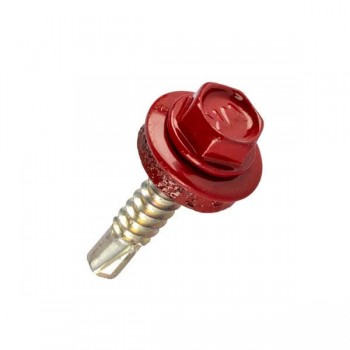 Șurub pentru acoperiș Wkret-met 4.8x25 mm pentru metal, roșu (Art. 042306)