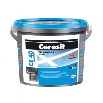 Затирка цементная Ceresit CE 40 AQUASTATIC №03 Carrara 2 кг, эластичная, для швов плитки 1-8 мм