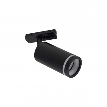 Corp de iluminat pe șină TK Lighting Tracer Ring Slim GU10, negru, IP20, 170x140 mm (Art. 10029)