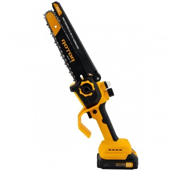 Пила цепная аккумуляторная ROTOR RBS-82 350 Вт, шина 20 см, рез 200 мм, 21 В, 2х2 Ач