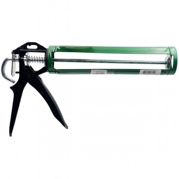 Pistol pentru silicon și etanșant ZARUBA ZB-6844, metalic, profesional, tip semideschis