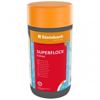 Жидкий флокулянт Steinbach Superflock 1 л, для песчаных фильтров, устранение мутности