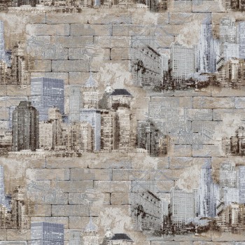Tapet din flizelină VILIA City vinil spumat F1-10 (10x1,06 m) 1744-63