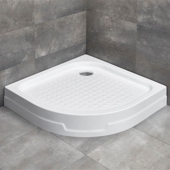 Душевой поддон Radaway Rodos A Compact 80х80х16.5 см, полукруглый, акриловый