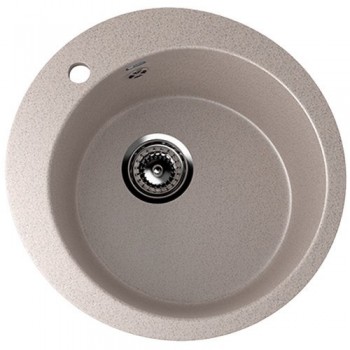 Chiuvetă pentru bucătărie Ulgran U-405-302 încastrată 495x190 mm, din marmură artificială, nisip (U-405-302)
