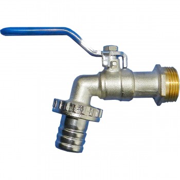 Robinet cu sferă din alamă 1/2 filet extern x 1/2 filet extern mâner cu conector colțar pentru poloboc