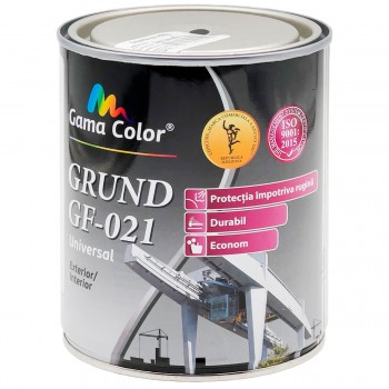 Грунтовка Gama Color ГФ-021 красно-коричневая 0.9 кг, универсальная, антикоррозийная, для внутренних и наружных работ