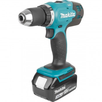 Дрель-шуруповерт Makita DDF453RFE 18 В, 42 Нм, патрон 13 мм, 2 аккумулятора 3 Ач, зарядка и кейс