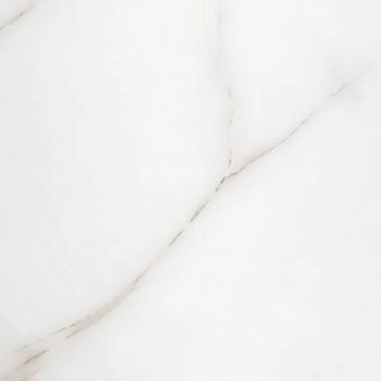 Gresie porțelanată Cersanit Bellaro White Satin Rect 59,8x59,8 cm, albă, aspect marmură, pentru podea și pereți