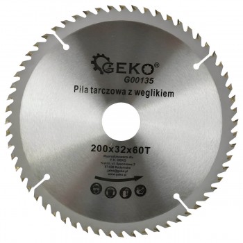 Диск пильный по дереву GEKO G00135 200х32 мм, 60 зубьев