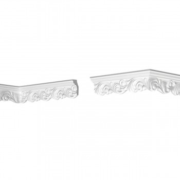 Plintă pentru tavan De-Baghet DP 02/60, 26x54x2000 mm, injecția EPS