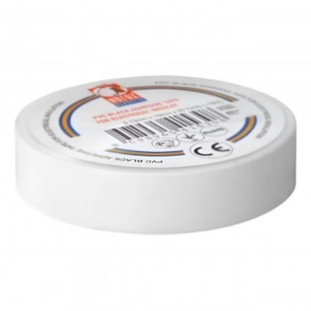 Изолента ПВХ Horoz Electric 19 мм х 9.2 м белая