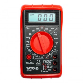 Мультиметр цифровой YATO YT-73080