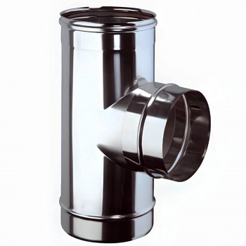 Тройник Ferrum 90° х d150 мм без изоляции