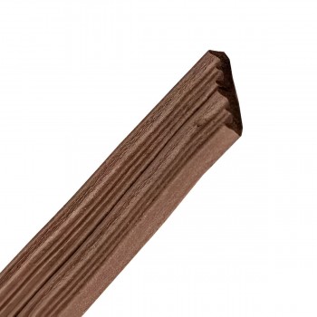 Garnitură de etanșare Profmet pentru uși și ferestre, de tip E, 9x4 mm, 6 m, maro