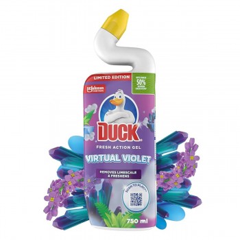Гель для унитаза Duck Deep Action Свежесть фиалки 750 мл
