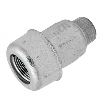 Mufă de strângere cu filet extern AGAFLEX 1/2" inch (19.3 - 22.0 mm) din fontă zincată