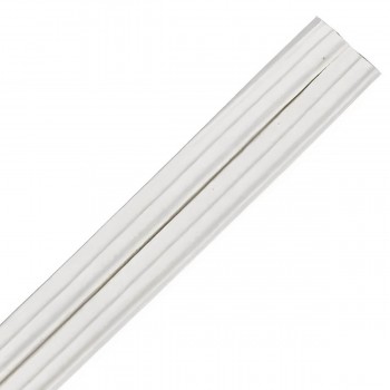 Garnitură autoadezivă pentru uși și ferestre Profmet, profil E, 9x4 mm, alb, 6 m
