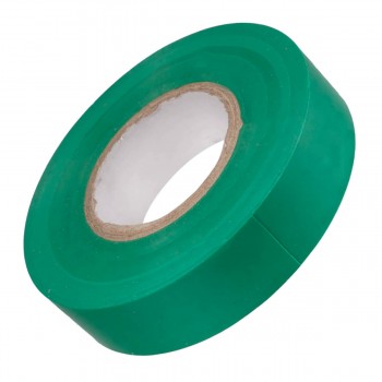 Bandă izolantă PVC HOROZ verde, rulou 19 mm x 9.2 m