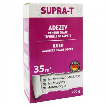 Adeziv pentru tapete SUPRATEN Supra-T 200 g, universal, sub formă de pulbere